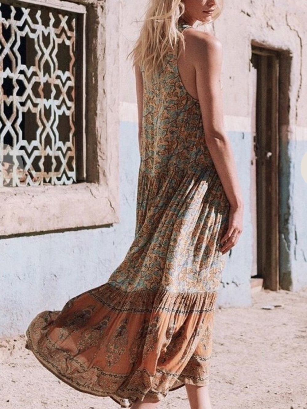 Spell & The Gypsy Gold Delirium Maxi Dress NWOT Small Boho Rare - Picture 4 of 15